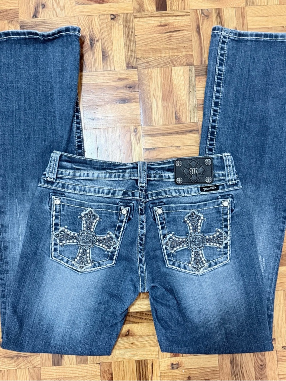 MISS ME Low Rise Bootcut Jeans